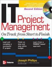Cover of: IT Project Management by Joseph Phillips