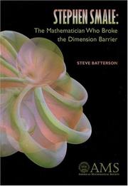 Cover of: Stephen Smale by Steve Batterson