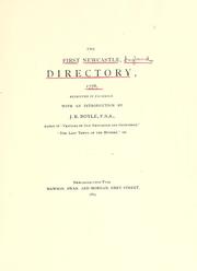 Cover of: first Newcastle directory