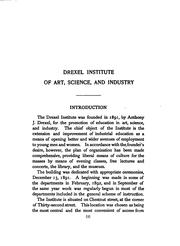 Cover of: Drexel Institute Yearbook