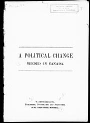 A political change needed in Canada