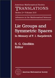 Cover of: Lie groups and symmetric spaces | 