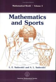 Cover of: Mathematics and sports