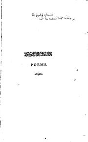 Cover of: Poems, by Frederick Locker