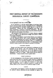 Biennial Report of the Mississippi Geological Survey Commission by Mississippi Geological Survey Commission