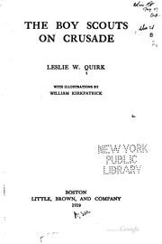 The Boy Scouts on Crusade by Leslie W. Quirk
