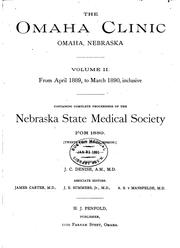 Cover of: The Omaha Clinic | 