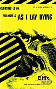 Cover of: As I lay dying: notes