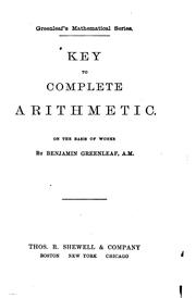 Cover of: Key to Complete Arithmetic