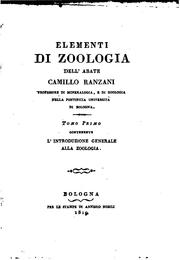 Cover of: Elementi di zoologia