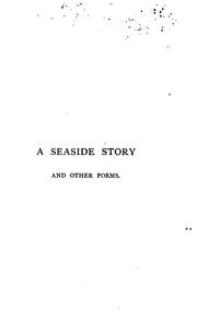 Cover of: A Seaside Story and other Poems by 