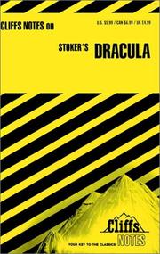 Cover of: Dracula: notes ...