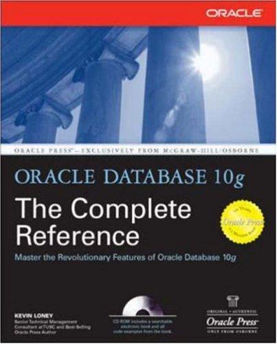 Oracle Database 10g by Kevin Loney