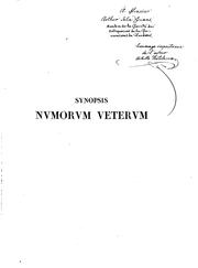 Cover of: Synopsis numorum veterum qui in Museo numismatico Athenarum publico adservantur disposuit et ...