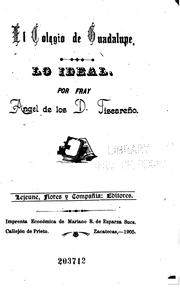 Cover of: El Cologio de Guadalupe