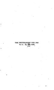 The Phytologist: A Popular Botanical Miscellany