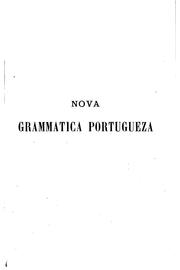 Cover of: Nova grammatica portugueza