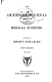 Cover of: The American Journal of the Medical Sciences by 