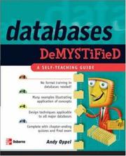 Cover of: Databases demystified by Andrew J. Oppel