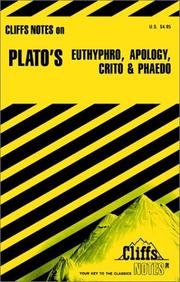Cover of: Plato's Euthyphro, Apology, Crito & Phaedo: notes