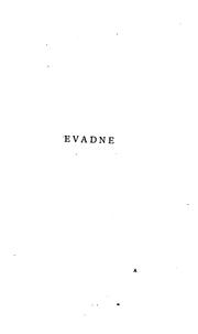 Cover of: Evadne, and Other Poems
