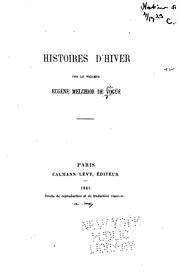 Cover of: Histoires d'hiver by 