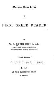 A First Greek Reader by William George Rushbrooke