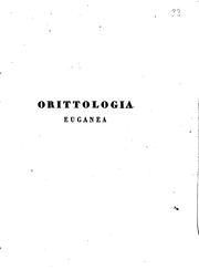 Cover of: Orittologia euganea