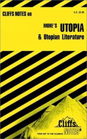 Cover of: More's Utopia & utopian literature