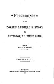 Cover of: Proceedings of the Dorset Natural History and Archaeological Society