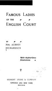 Cover of: Famous Ladies of the English Court