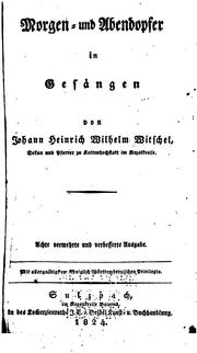 Cover of: Morgen- und Abendopfer in Gesängen