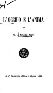 Cover of: L'occhio e l'anima