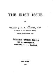 Cover of: The Irish Issue