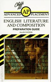 Cover of: Advanced placement English literature and composition examination: preparation guide