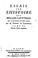 Cover of: Essais sur l'histoire des belles lettres, des sciences et des arts: Nouv. éd ...