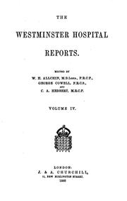 Cover of: The Westminster Hospital Reports