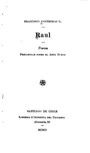 Cover of: Raul: Poema by 