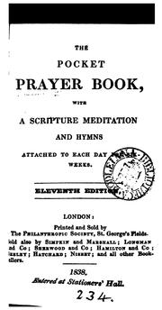 Cover of: The pocket prayer book [compiled by R. Wilkinson].