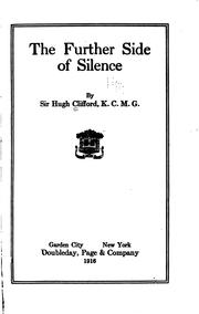 Cover of: The Further Side of Silence