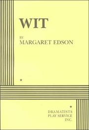 Cover of: Wit by Margaret Edson