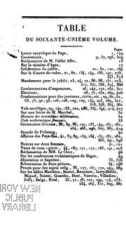 Cover of: L'ami de la religion et du roi by 