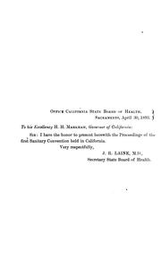 Cover of: Proceedings of the ... annual State Sanitary Convention held under the auspices of the State ... | 