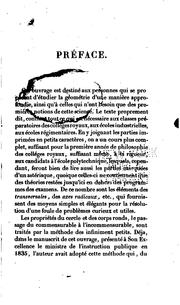 Géométrie élémentaire basée sur la théorie des infiniment-petits by P. J. E. Finck