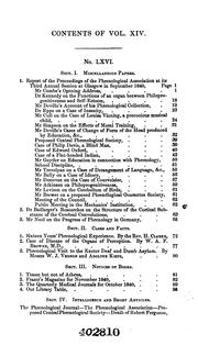 The Phrenological Journal, and Magazine of Moral Science by No name