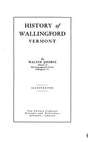 Cover of: History of Wallingford, Vermont