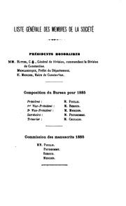 Cover of: Recueil des notices et mémoires de la Société archéologique de la province ...