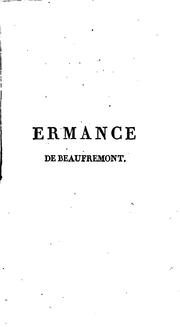 Cover of: Ermance de Beaufremont, comtesse de Gatinois: chronique du IXe siècle