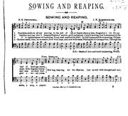 Cover of: Sowing and Reaping: Hymns, Tunes, and Carols for the Sunday School, Prayer, Praise and Gospel ...
