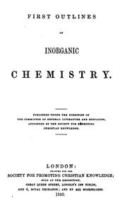 Cover of: First outlines of inorganic chemistry